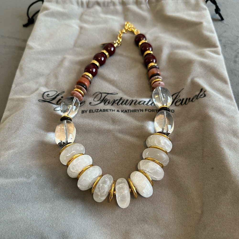 Elegant Multi-Color Necklace by Lizzie Fortunato